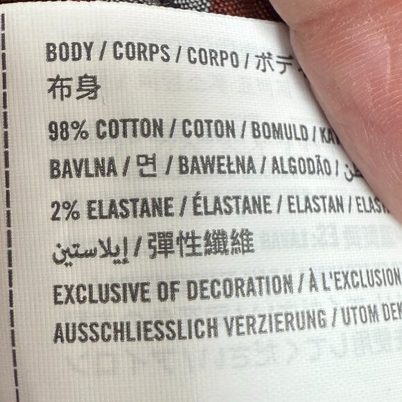 NWOT Men's HOLLISTER‎ Epic Flex Stretch Plaid Button Up Shirt | Size XXL - Picture 6 of 8